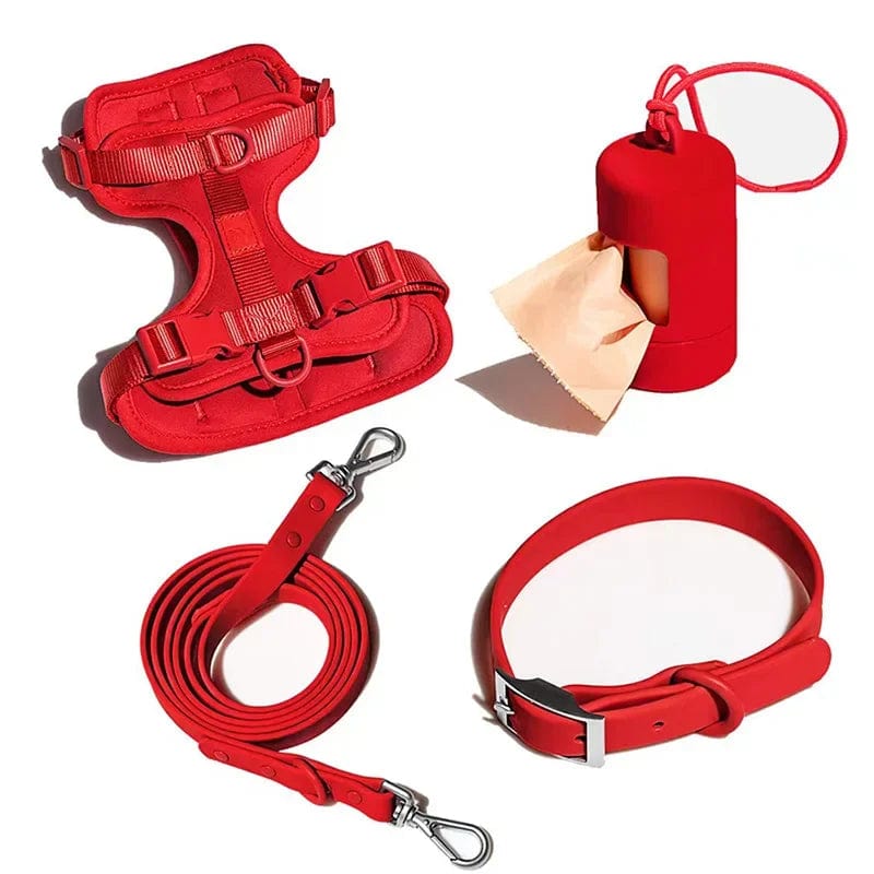 PetSafe žaismingas pavadėlis su priedais 4PCS Red / XS