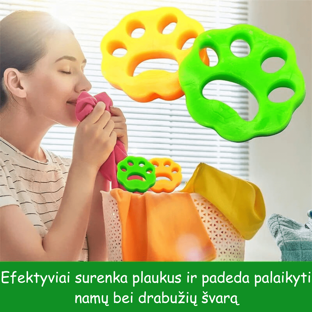 Lipnūs skalbinių plaukų surinkėjai