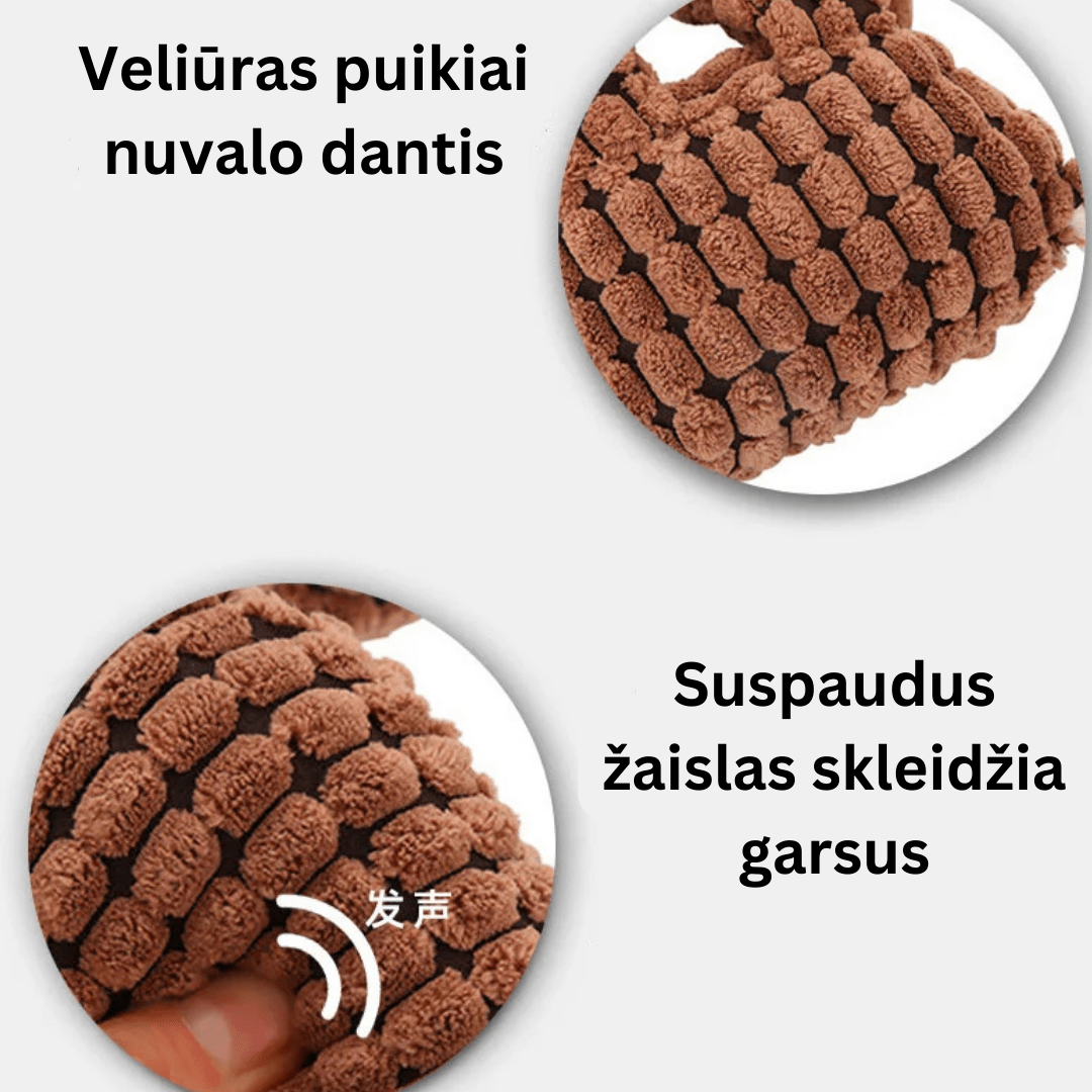Megztas žaisliukas šunims