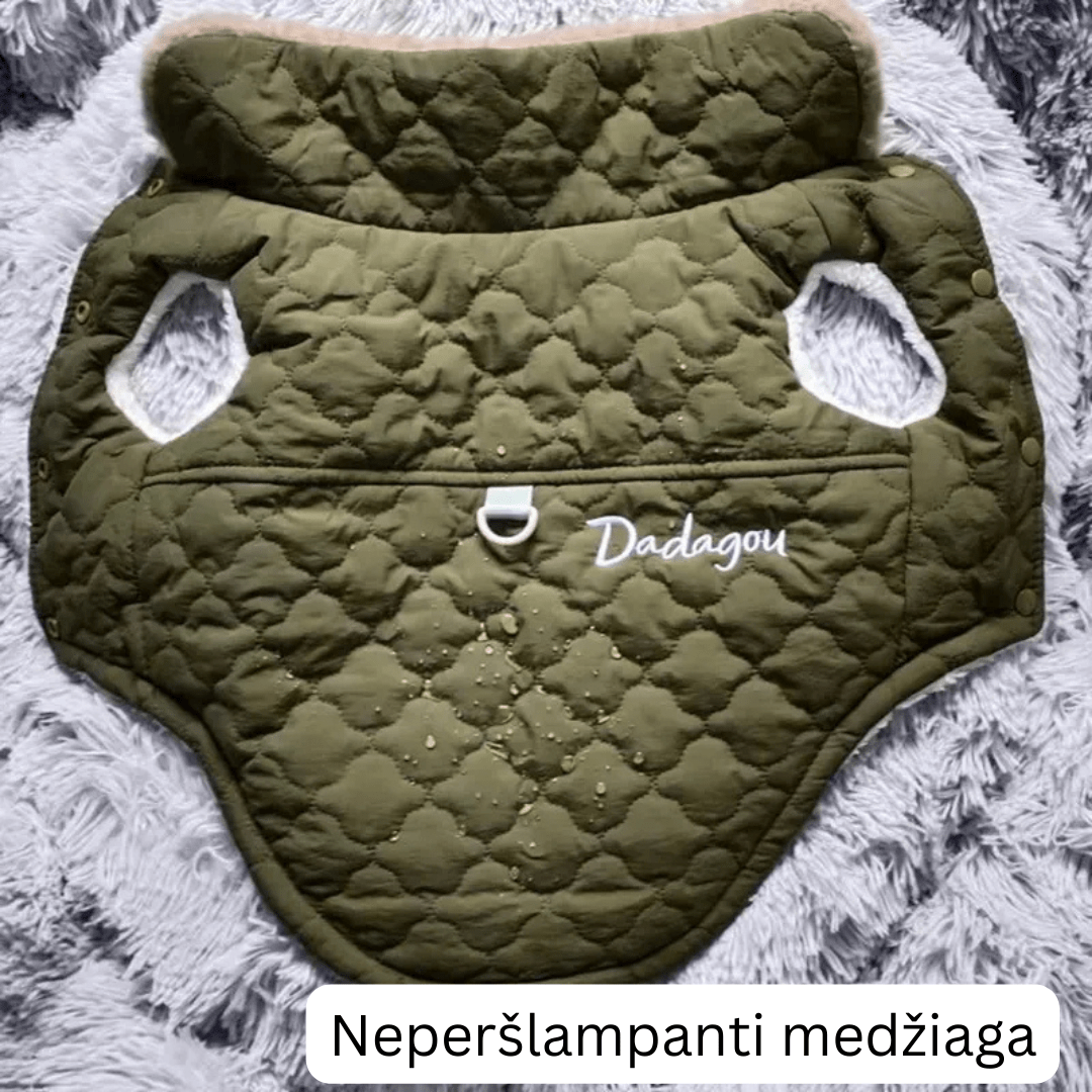 Neperšlampama liemenė su kailiuku