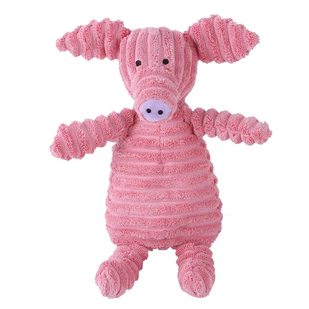 Megztas žaisliukas šunims Pink Pig