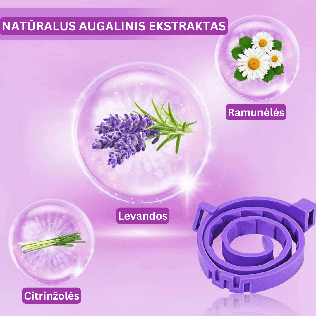 Raminantis ir atpalaiduojantis antkaklis gyvūnams