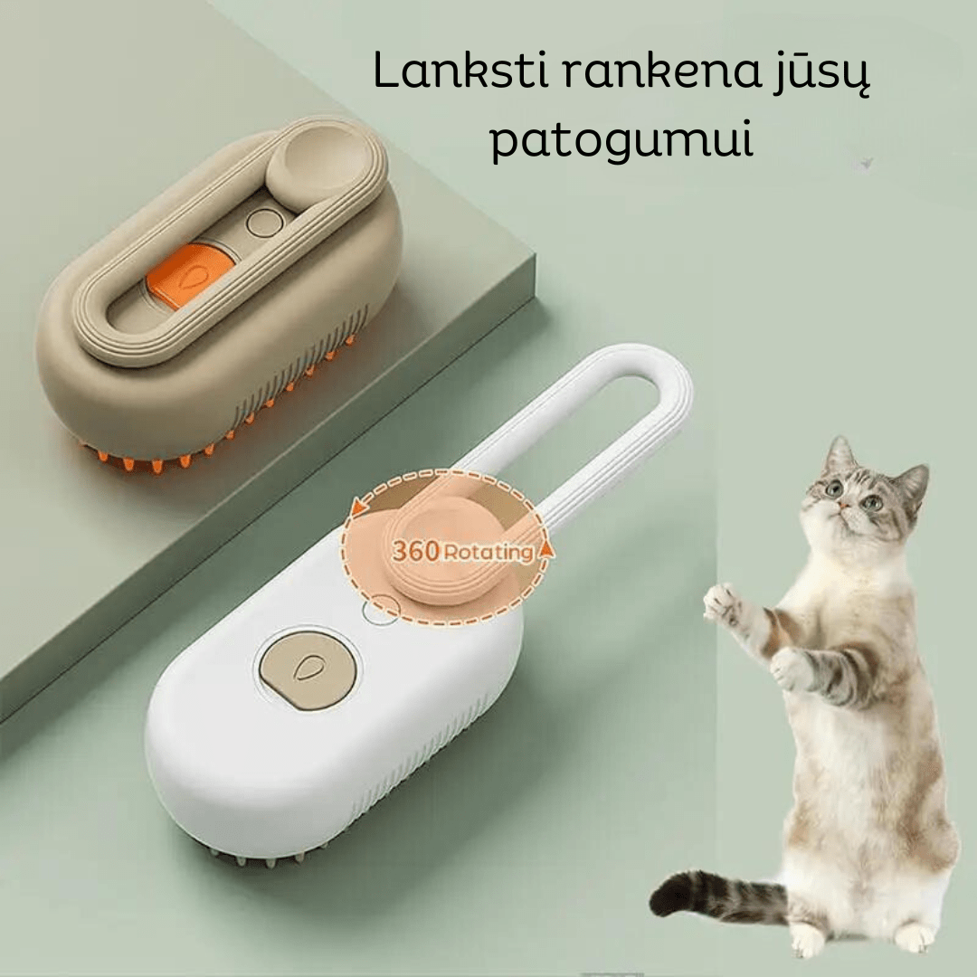 Garų šepetys gyvūnams SmartPet™