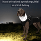Šilta vidutinių ir didelių šunų liemenė su atšvaitu