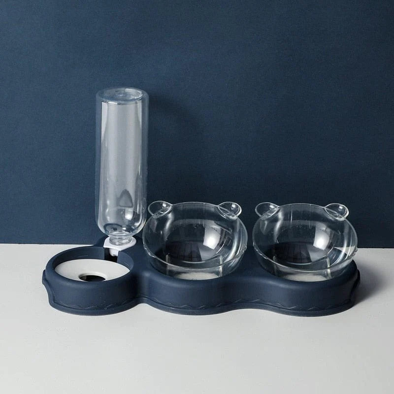 Dubenėlių komplektas 3-in-1 su automatine gertuve A Dark Blue / China