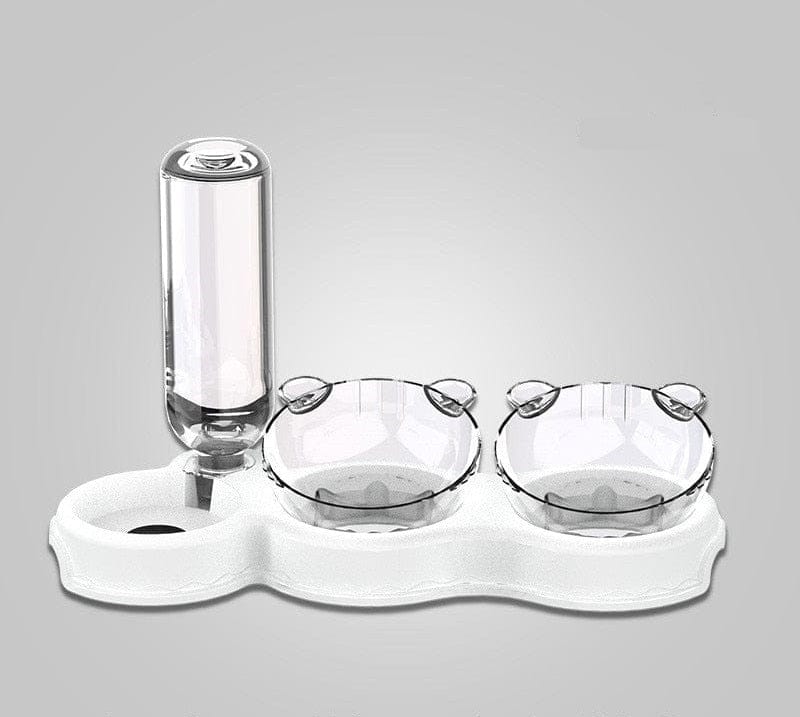 Dubenėlių komplektas 3-in-1 su automatine gertuve A White / China
