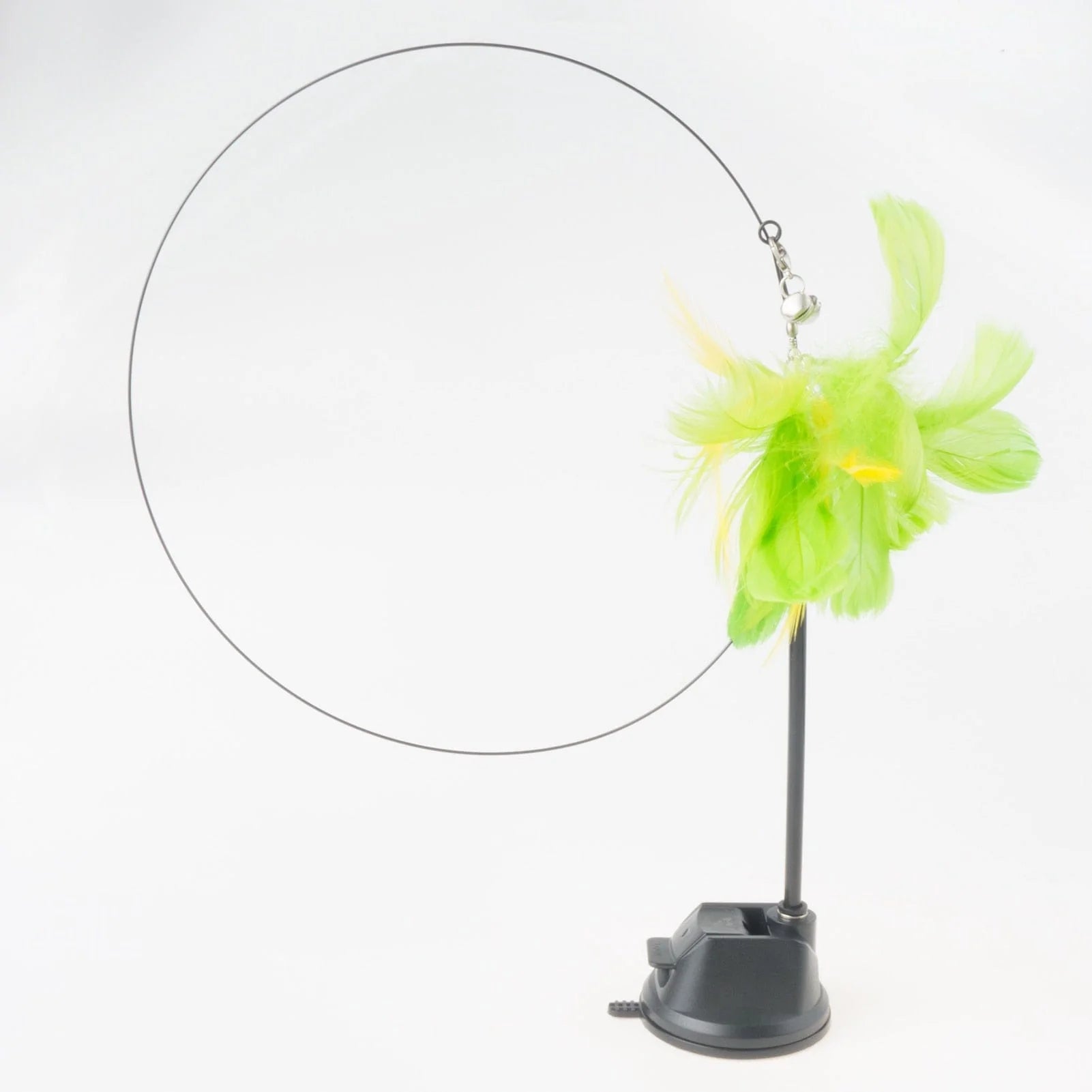Judantis katės žaislas-gaudyklė Green Feather Set