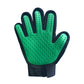 Gyvūnų šukavimo-plaukų surinkimo pirštinė Green right hand