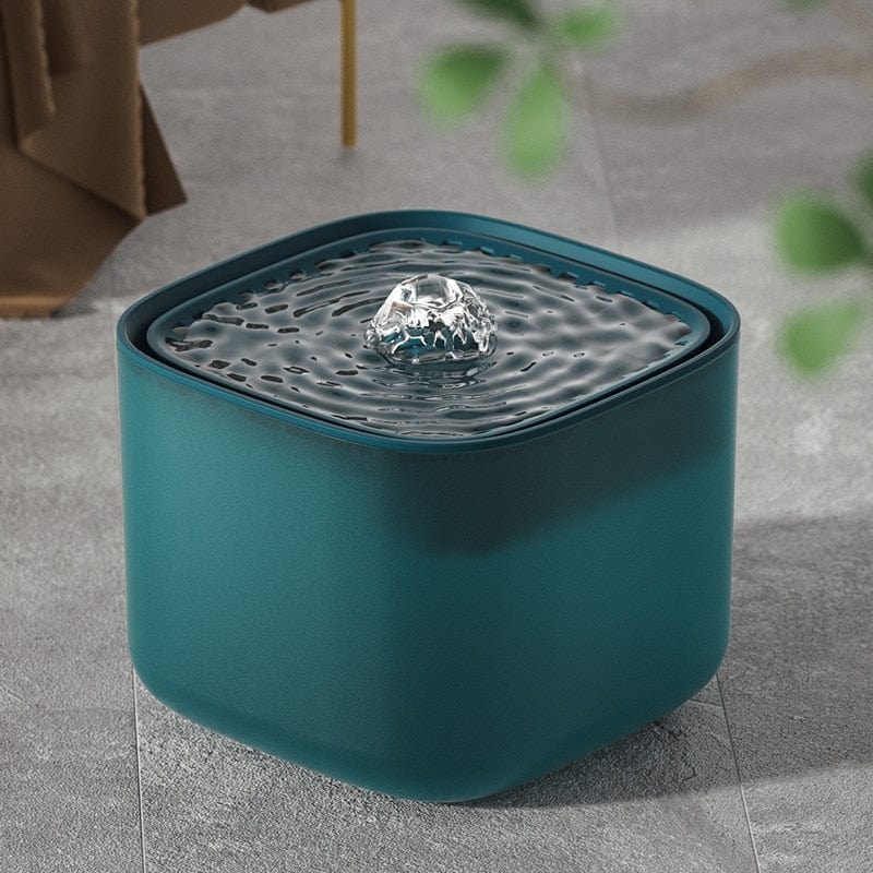 Geriamo vandens fontanas katei Green / USB / 3L