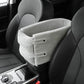Automobilinis mažų šunelių kelioninis krepšys Grey coral fleece / 42x20x22cm / China
