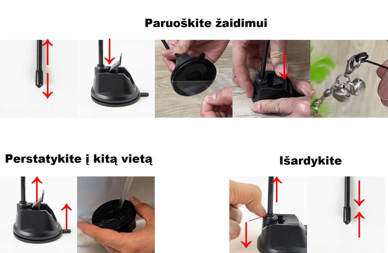 Judantis katės žaislas-gaudyklė