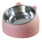 Žaismingas katės maisto dubenėlis Pink / 200ML