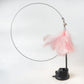 Judantis katės žaislas-gaudyklė Pink Feather Set