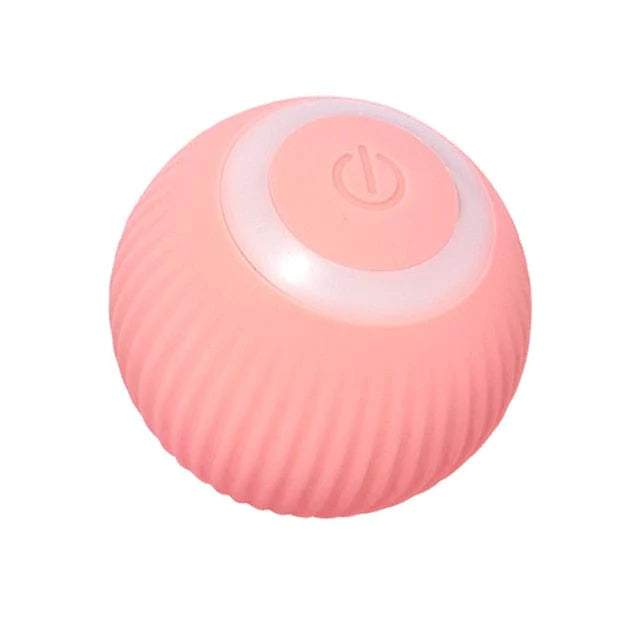 Išmanus judantis katės žaislas - kamuoliukas Smart ball pink