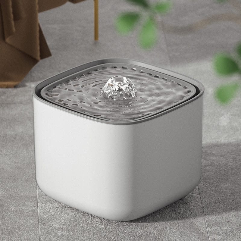Geriamo vandens fontanas katei White / USB / 3L